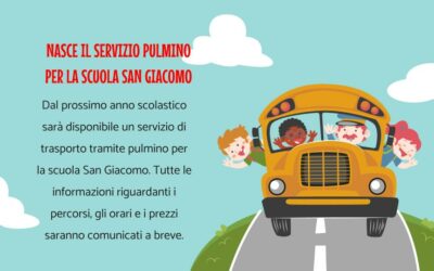 Pulmino per la scuola San Giacomo